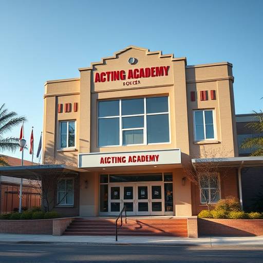 Exterior view of the Acting Academy building